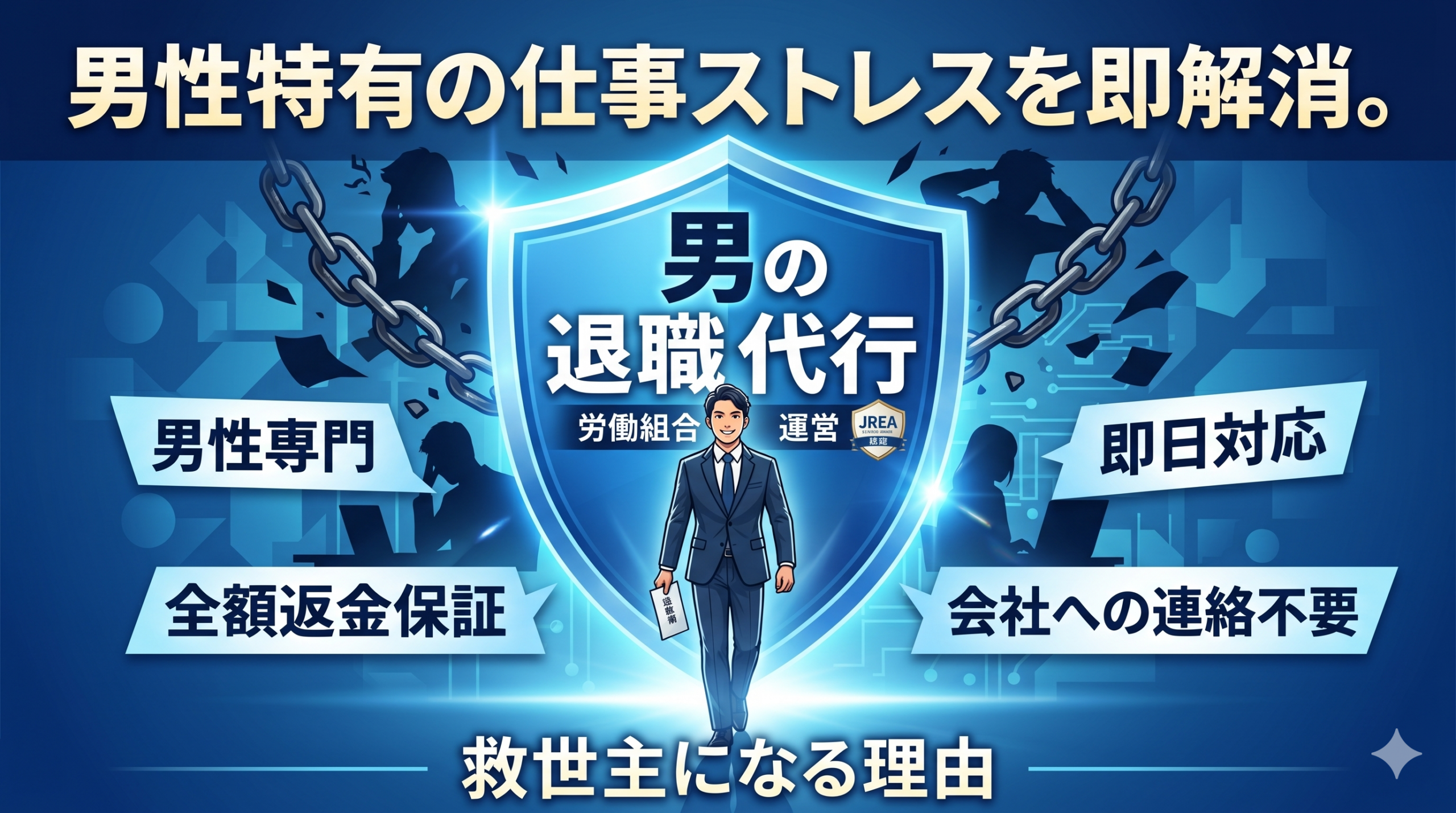 男の退職代行